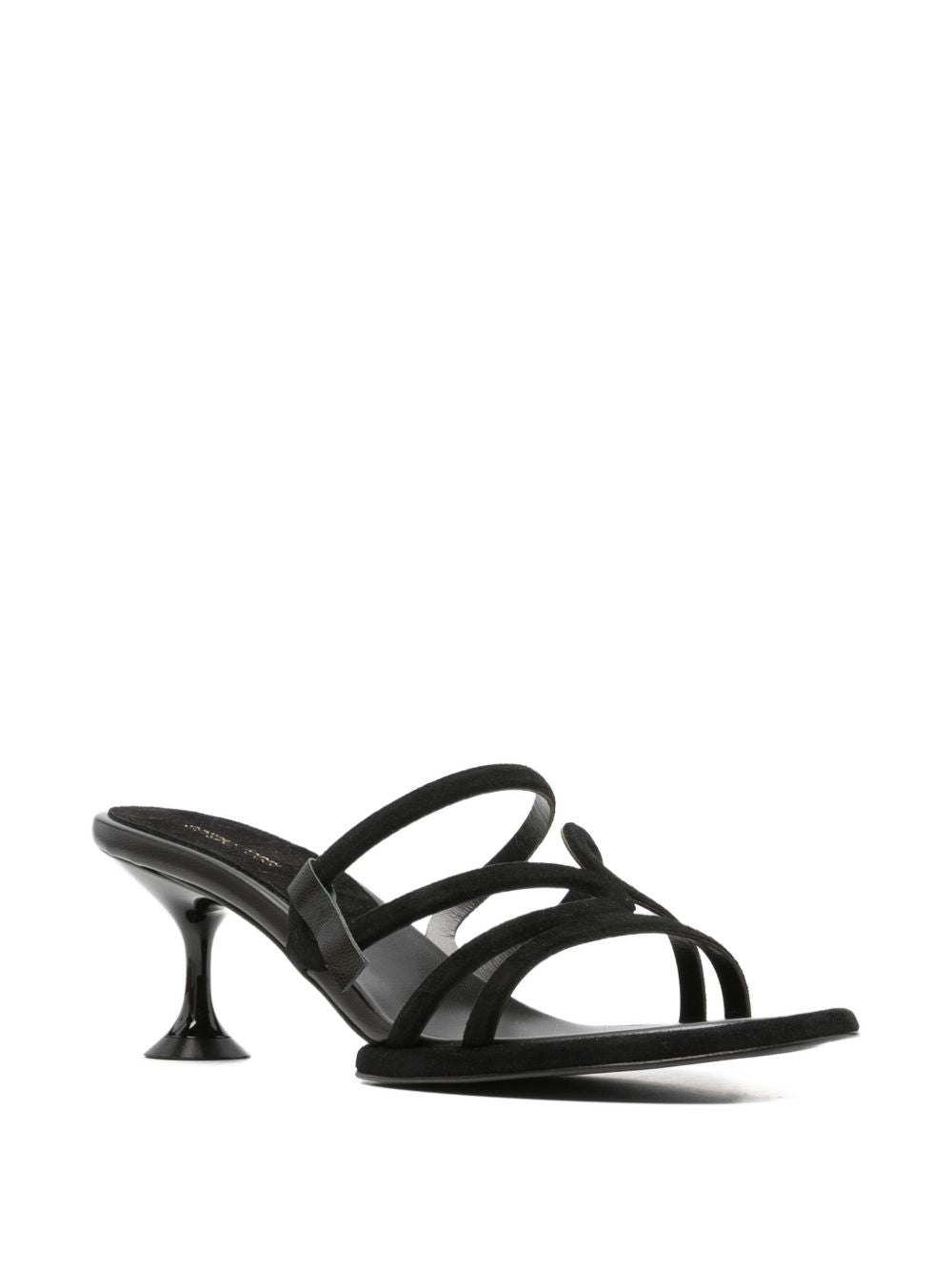 Sergio Rossi Women's Suede Leather Heel Sandals