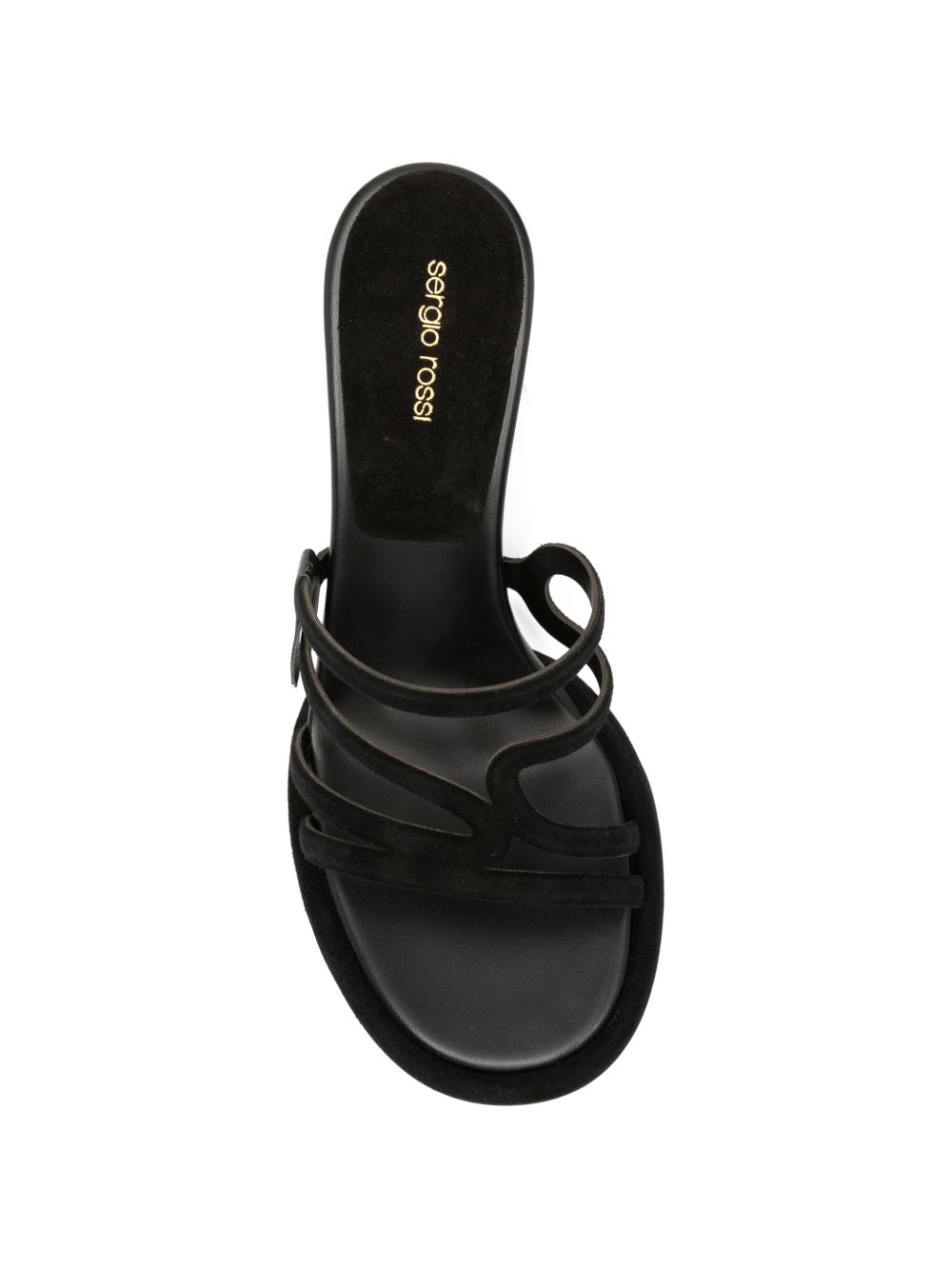 Sergio Rossi Women's Suede Leather Heel Sandals