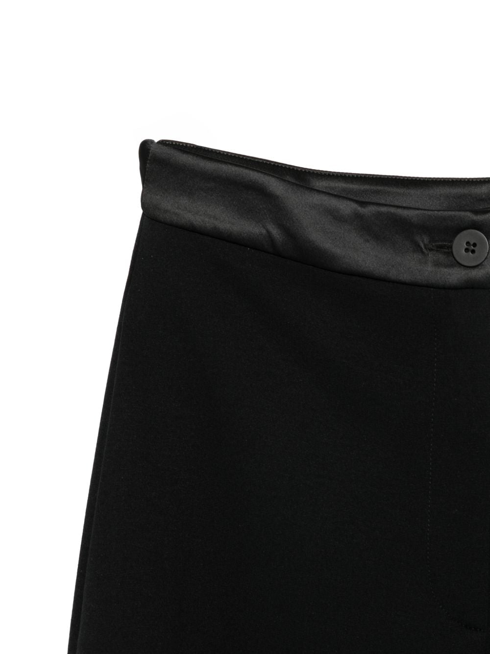 Emporio Armani Women's Satin-Finish Tapered Trousers