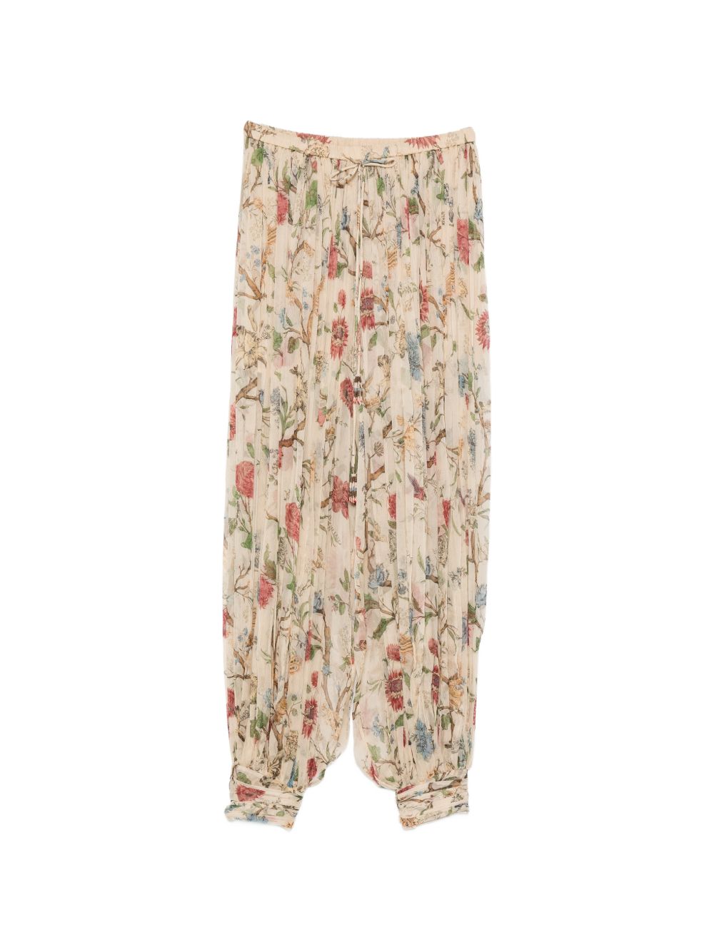 Into The East Women's Printed Silk Trousers