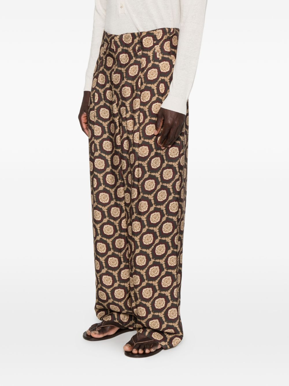 Emporio Armani Men's Printed Trousers