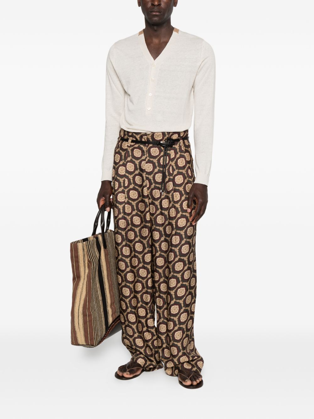 Emporio Armani Men's Printed Trousers