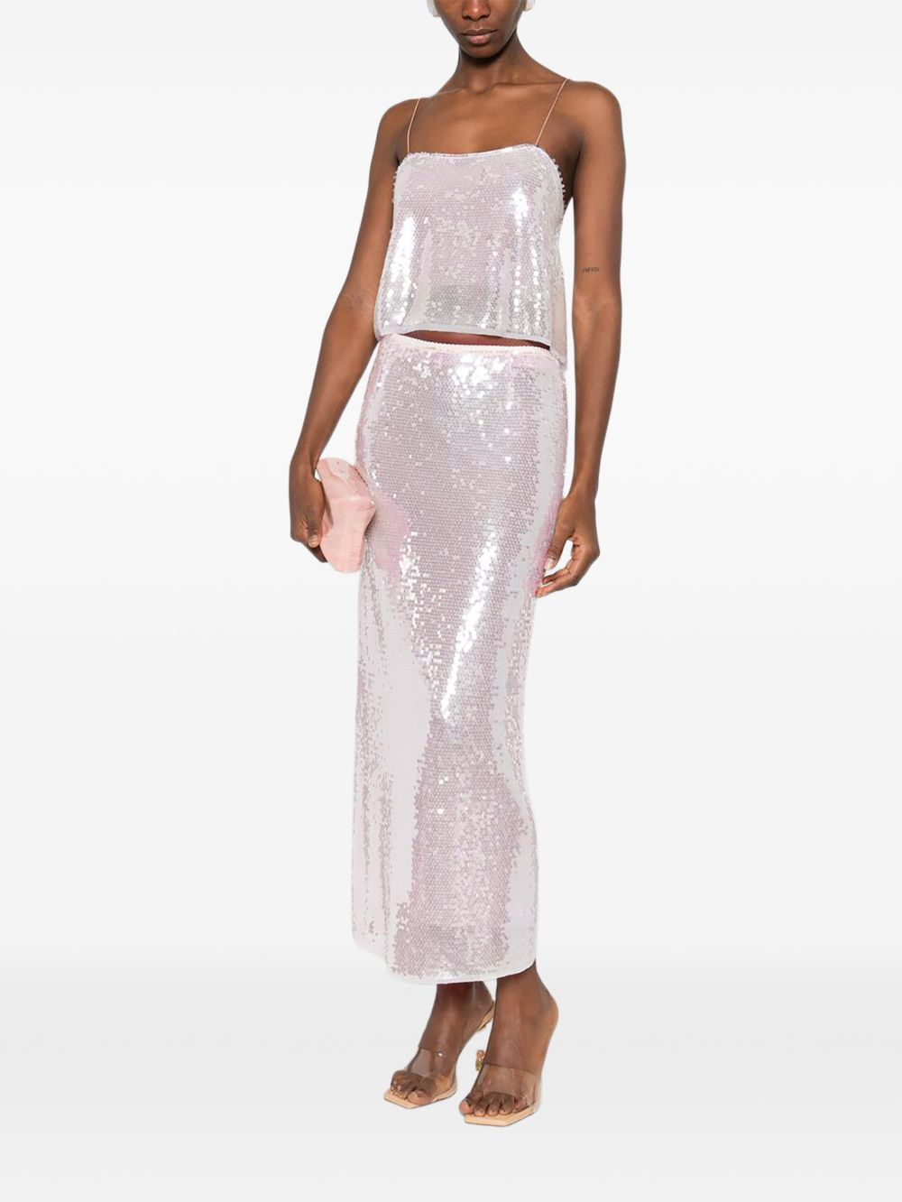Forte Forte Women's Sequined Long Skirt