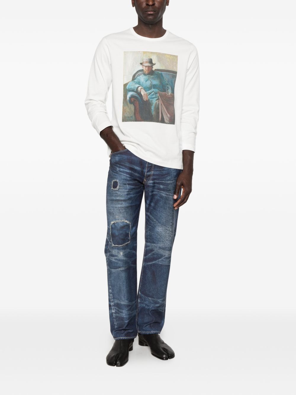 Junya Watanabe Men's Cotton And Nylon Trousers
