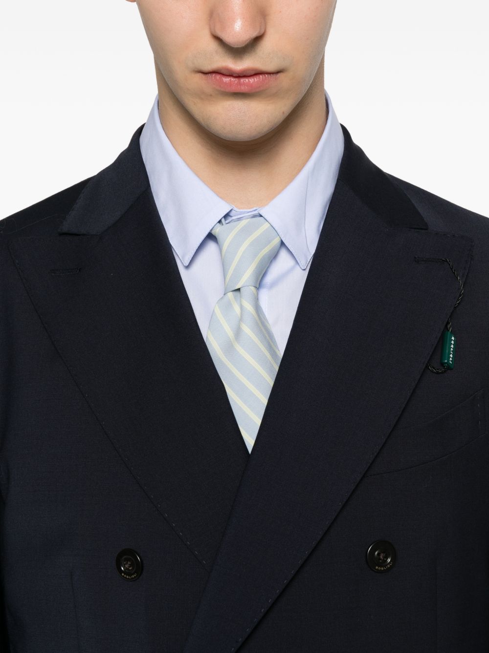 Boglioli Men's Wool Blend Double-Breasted Suit