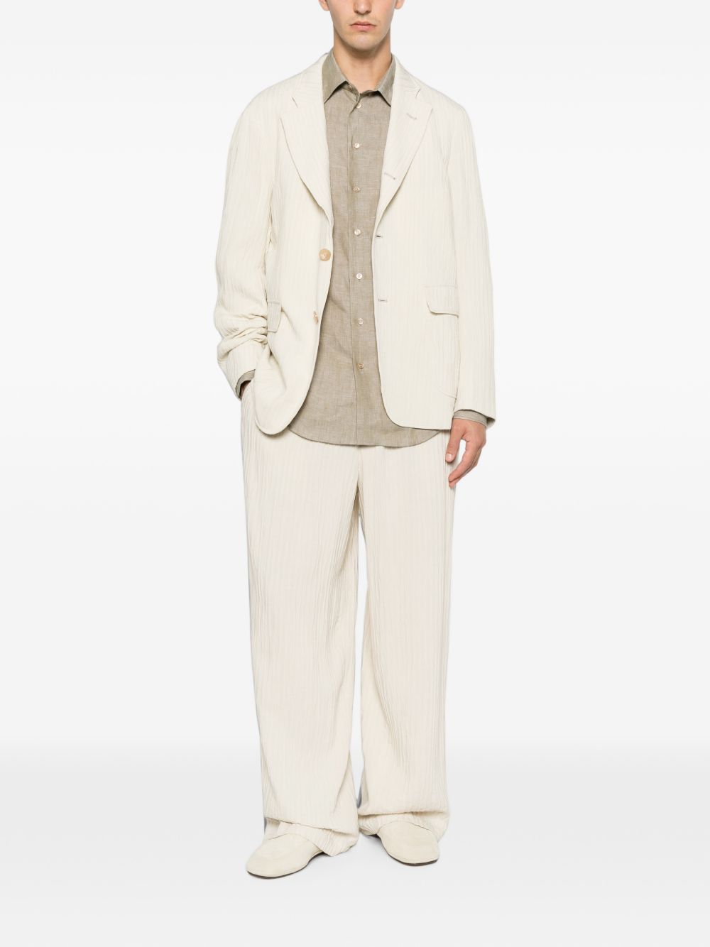 Emporio Armani Exclusive Men's Trousers Beige