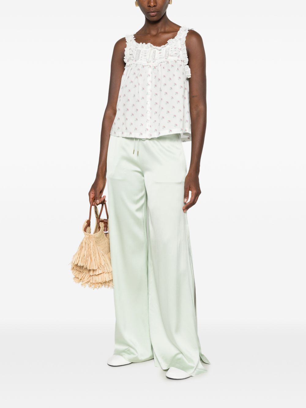 Alice + Olivia Women's Trousers Green