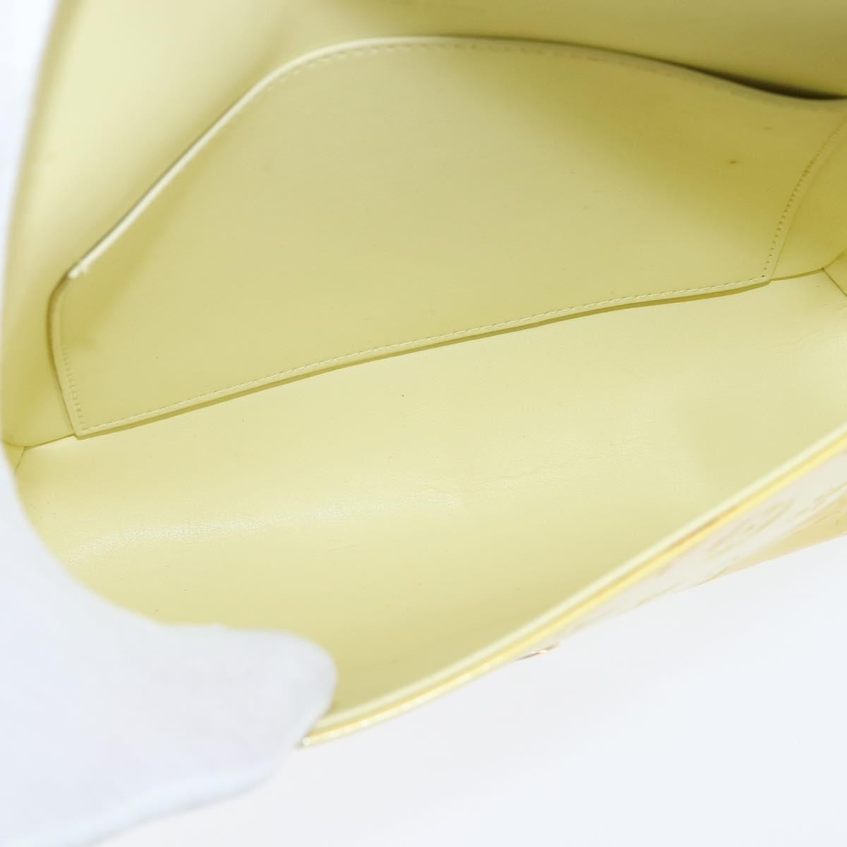 Louis Vuitton Thompson Street Monogram Vernis Yellow Patent_Leather Handbag (Pre-Owned)