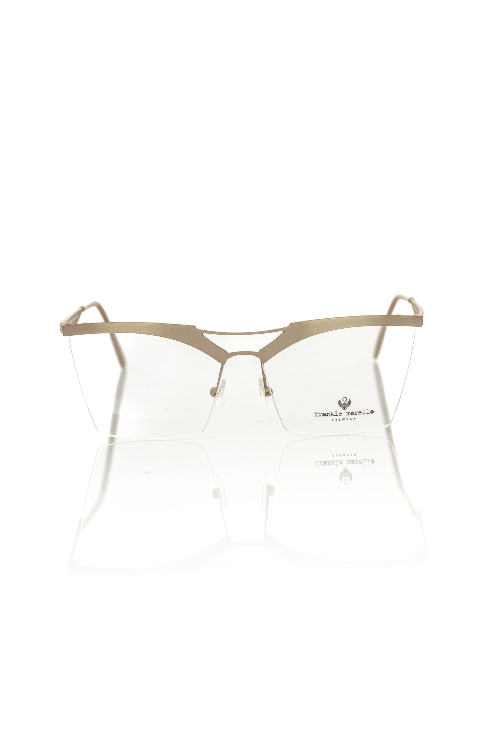 Frankie Morello Brown Metallic Women's Eyeglass Women's Frame