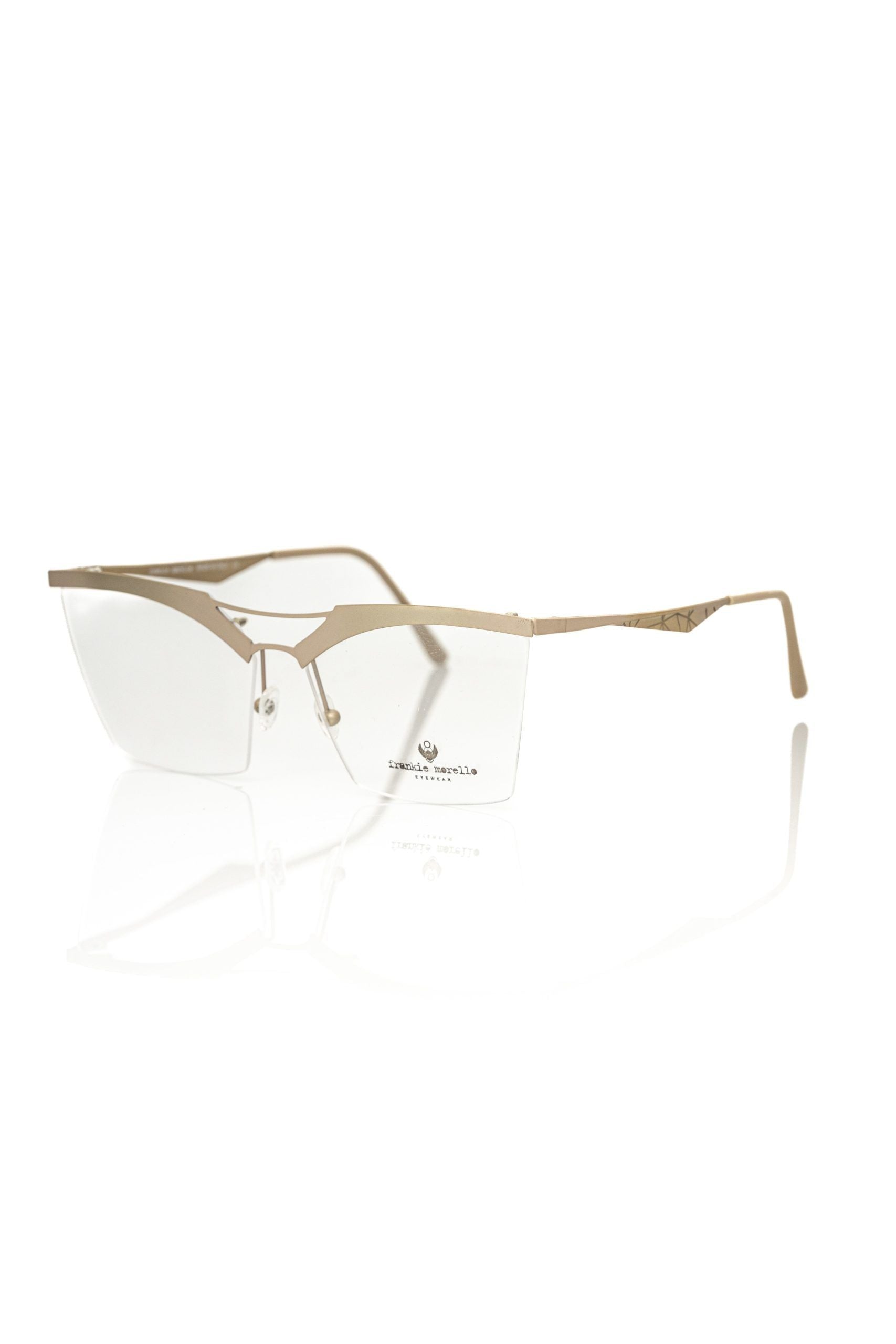 Frankie Morello Brown Metallic Women's Eyeglass Women's Frame