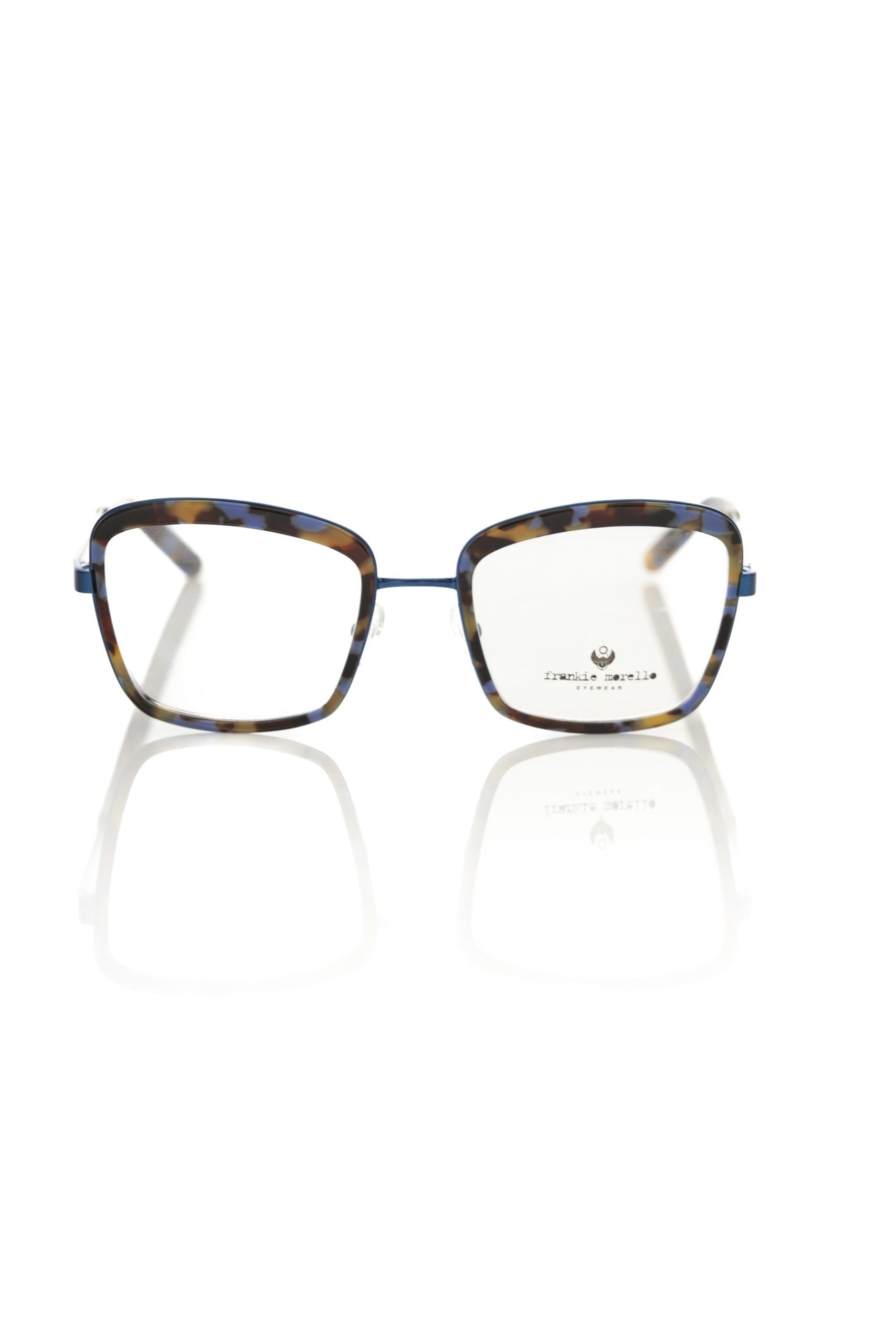 Frankie Morello Blue Metallic Women's Eyeglass Women's Frame