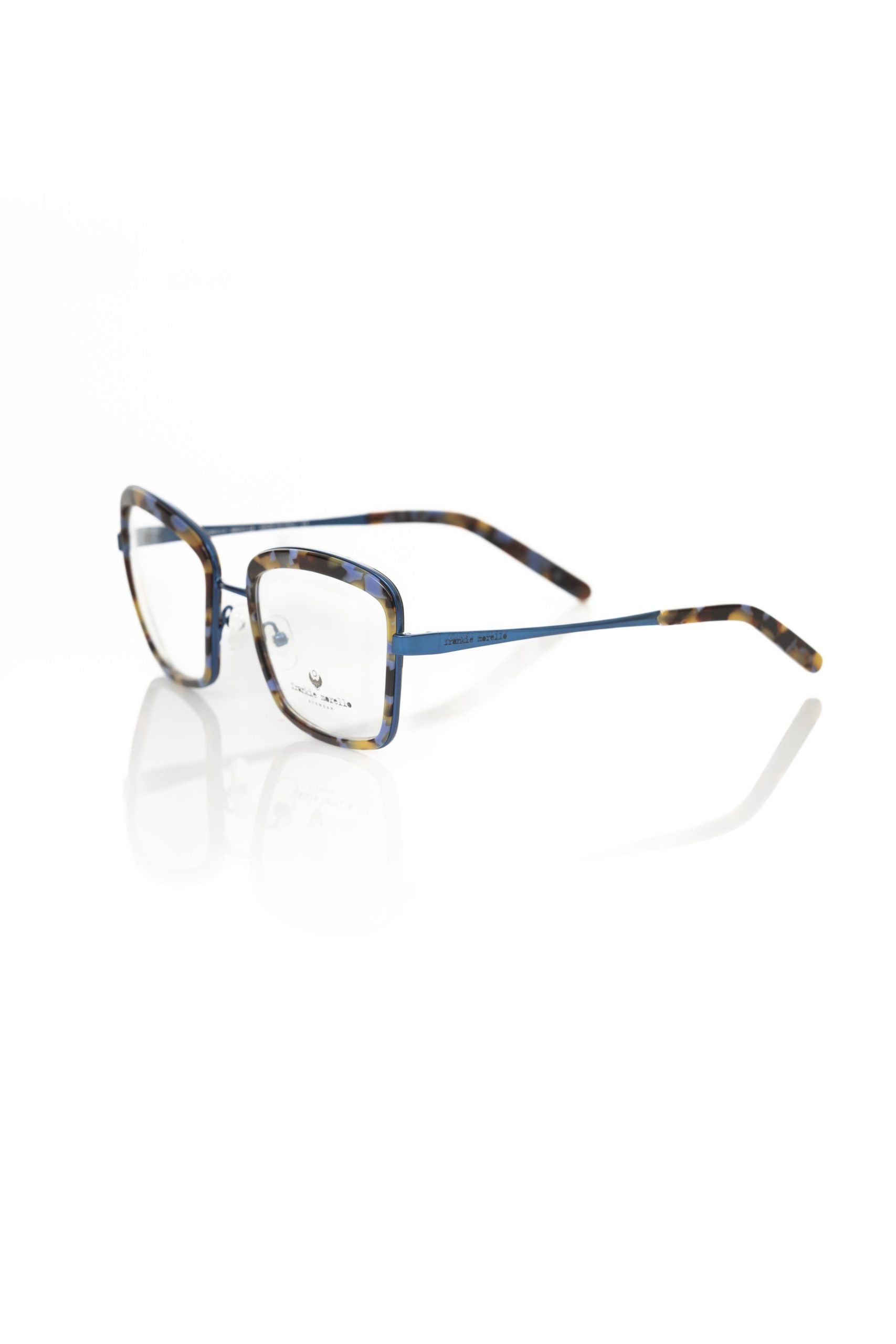 Frankie Morello Blue Metallic Women's Eyeglass Women's Frame