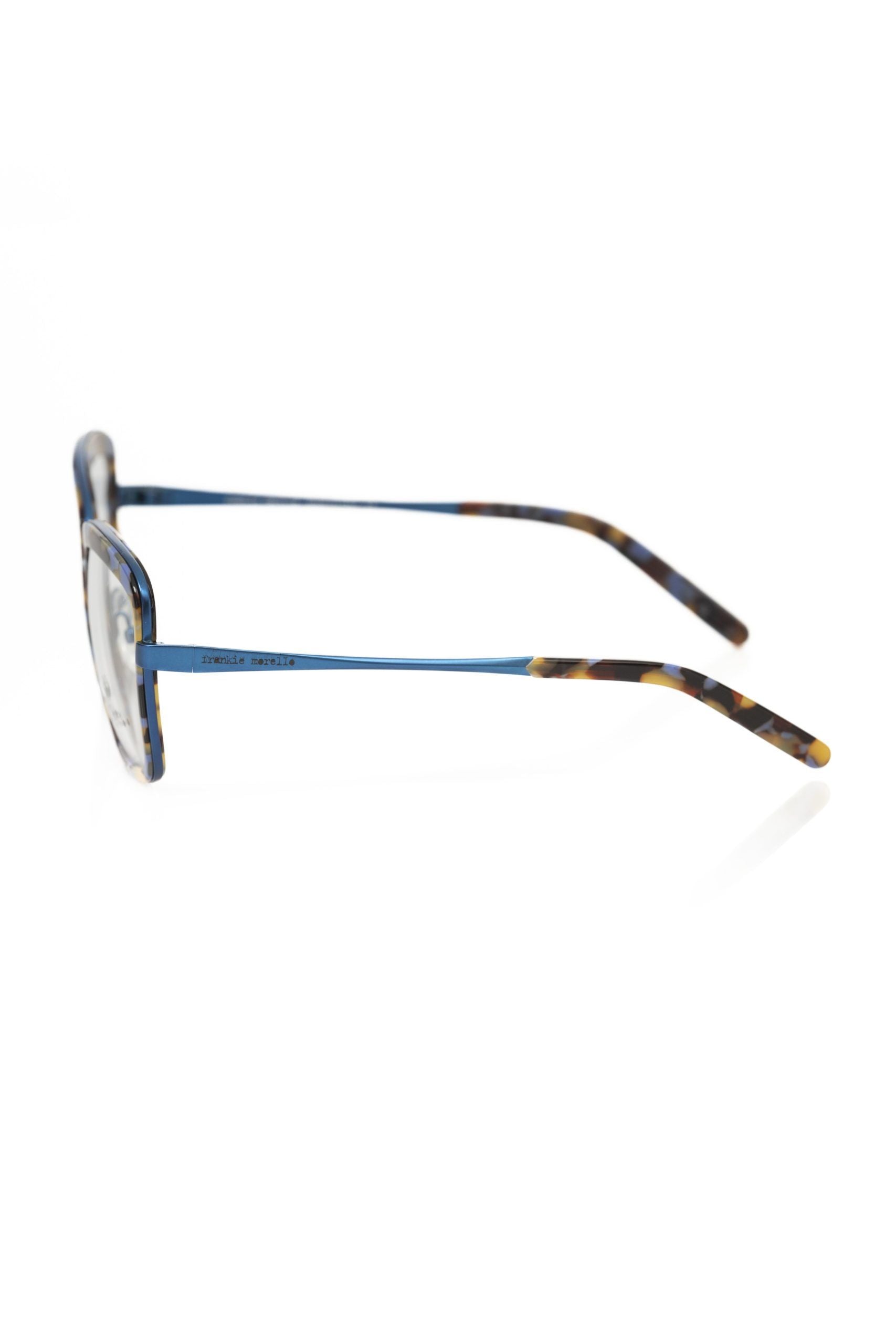 Frankie Morello Blue Metallic Women's Eyeglass Women's Frame