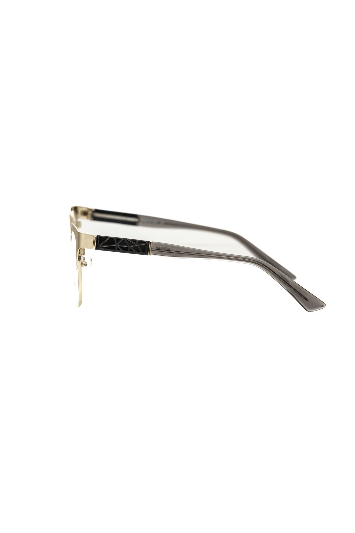 Frankie Morello Gold Metallic Women's Eyeglass Women's Frame