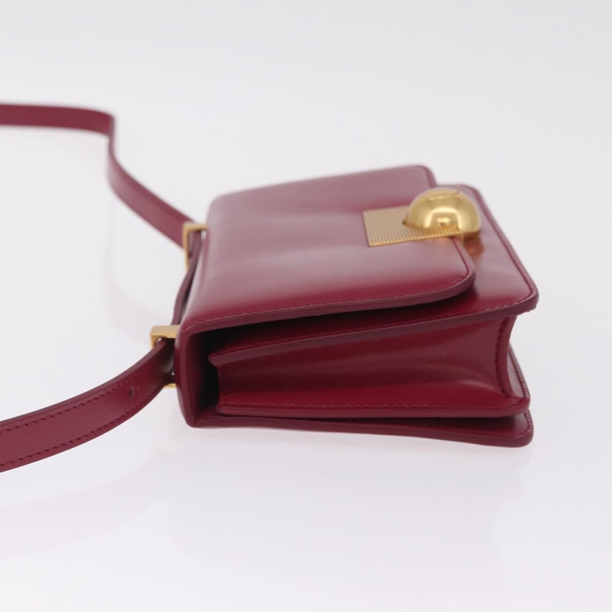Bottega Veneta Bv Classic Spazzolato Leather Red Leather Handbag (Pre-Owned)