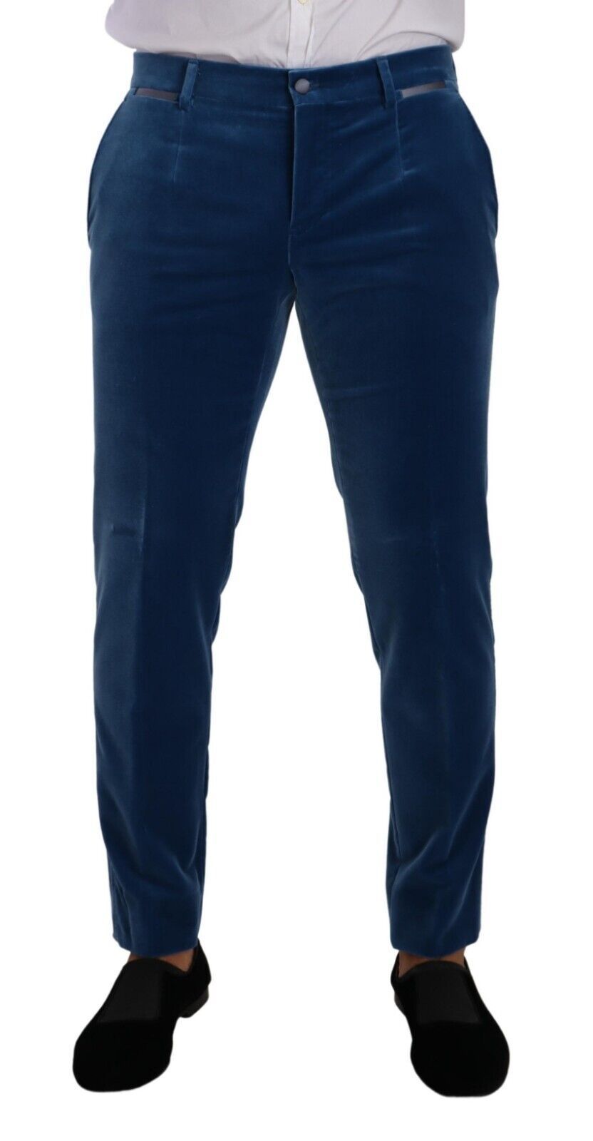 Dolce & Gabbana Blue SICILIA Velvet Slim Fit 2 Piece Men's Suit