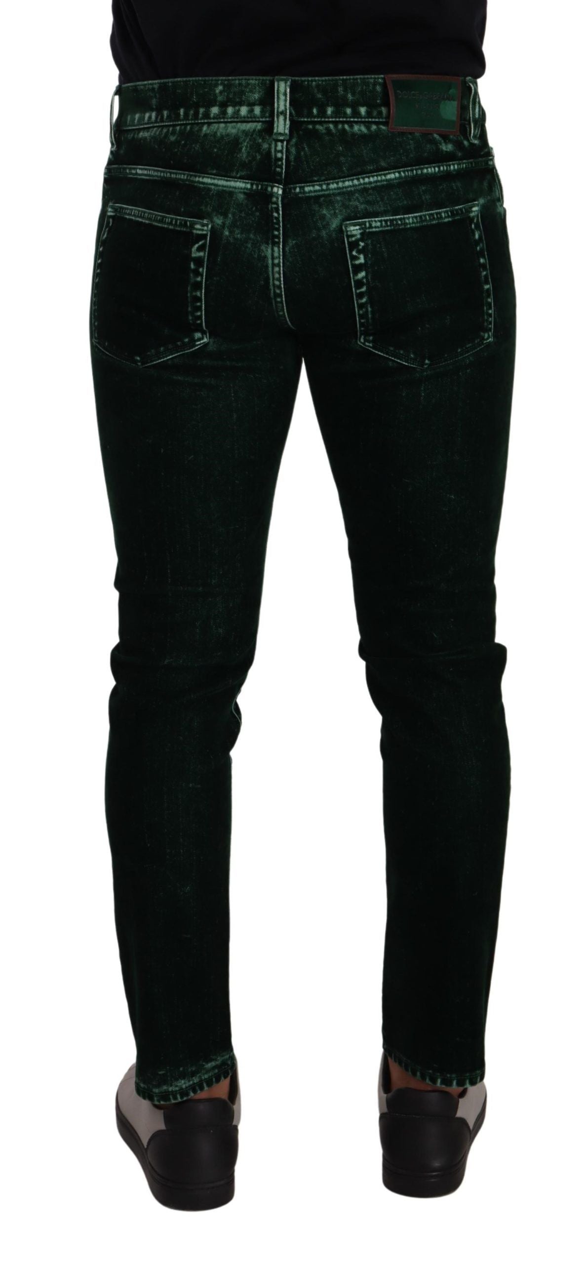Dolce & Gabbana Sleek Cotton-Blend Skinny Denim Men's Jeans