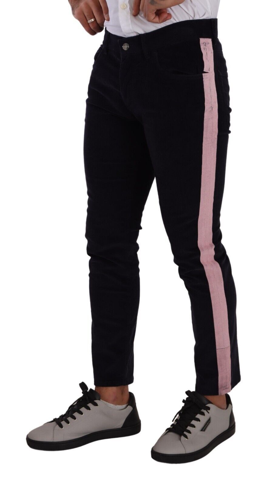 Dolce & Gabbana Elegant Slim Fit Corduroy Skinny Men's Jeans
