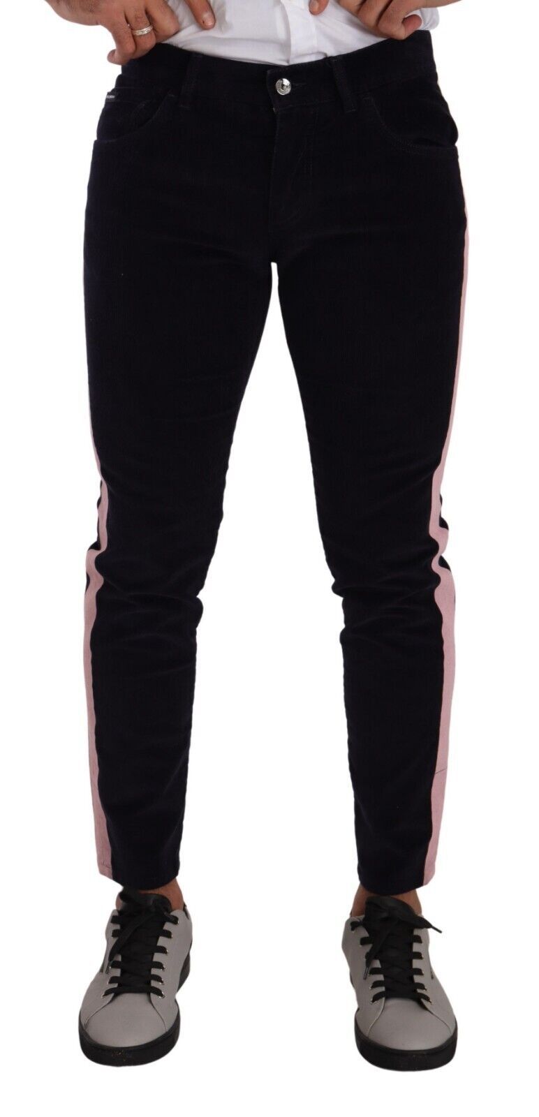 Dolce & Gabbana Elegant Slim Fit Corduroy Skinny Men's Jeans
