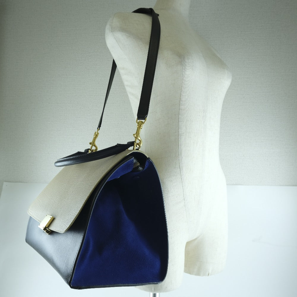Céline Trapèze Multicolour Leather Handbag (Pre-Owned)