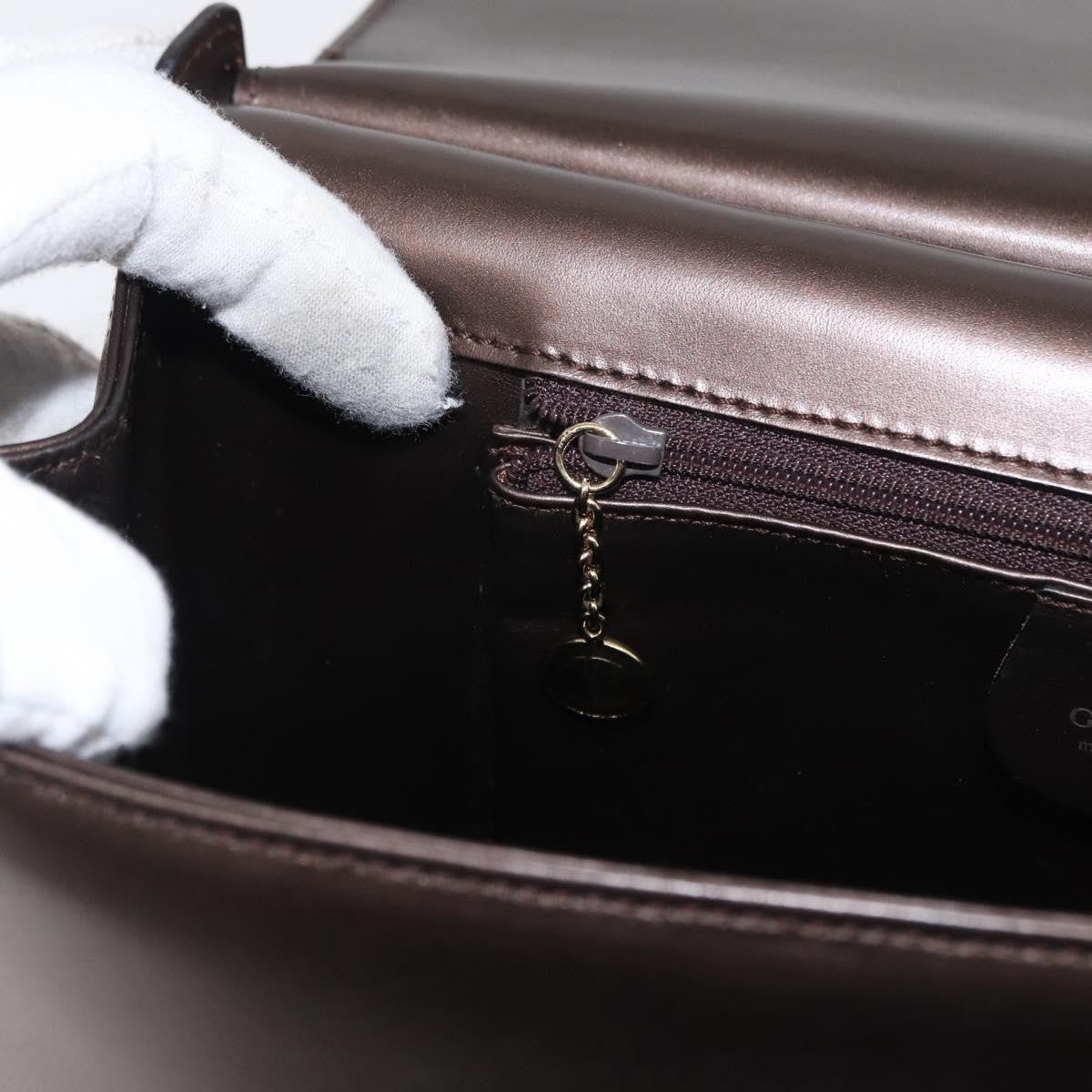 Gucci Vintage Leather Brown Leather Shoulder Bag Bag (Pre-Owned)