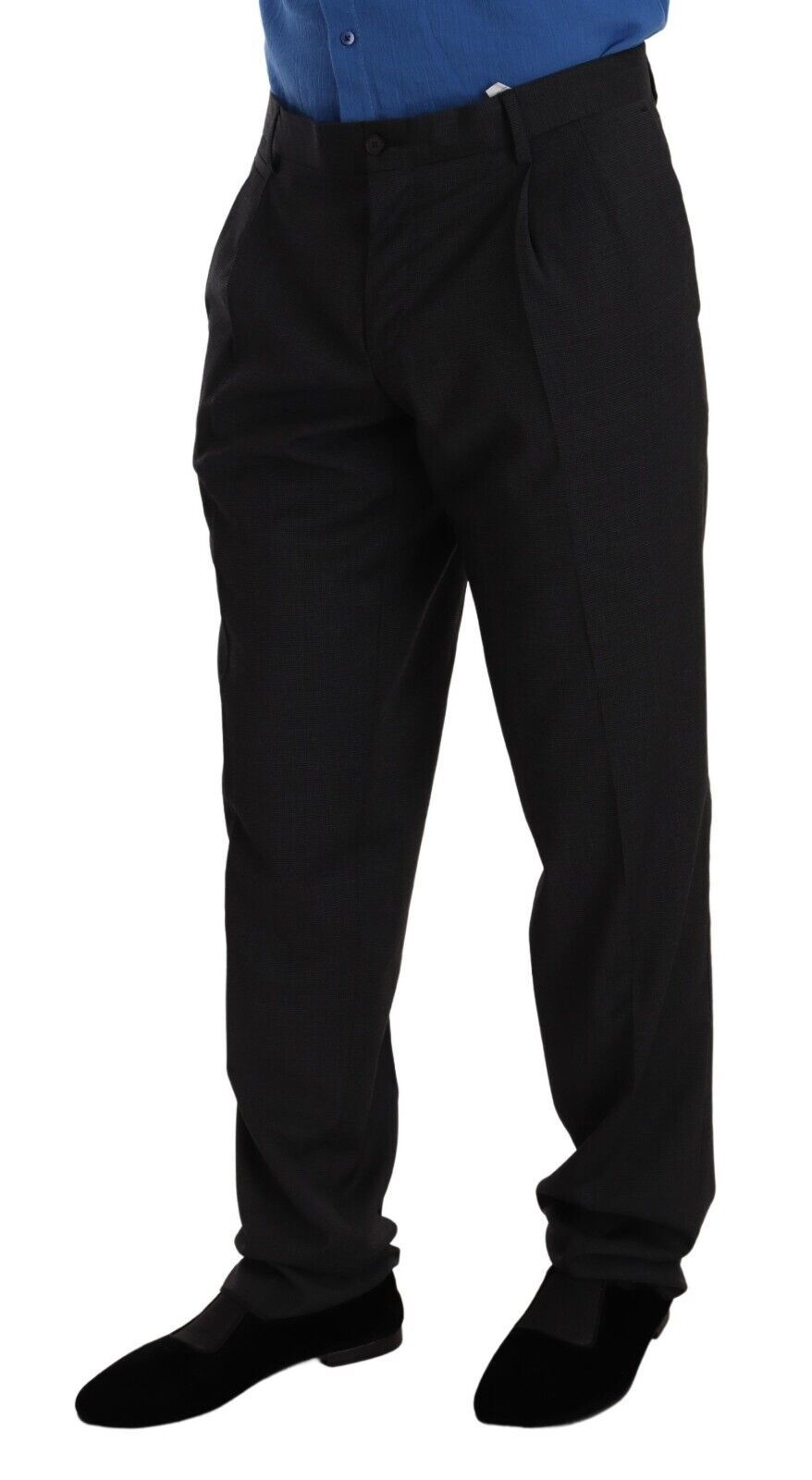 Dolce & Gabbana Bordeaux Cotton Stretch Skinny Men's Trouser (Pre-Owned)