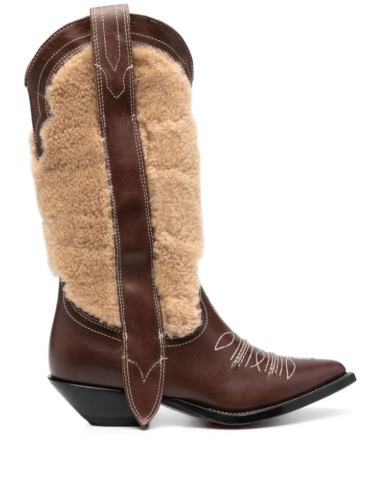 Sonora Women's Embroidered Leather Texan Boots