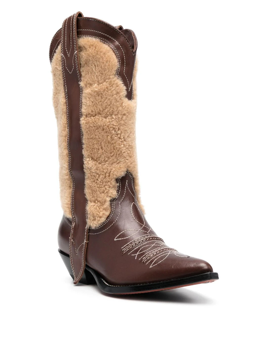 Sonora Women's Embroidered Leather Texan Boots