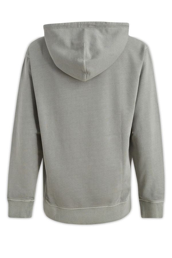 Hugo Boss Elegant Grey Cotton Hooded Men's Sweatshirt