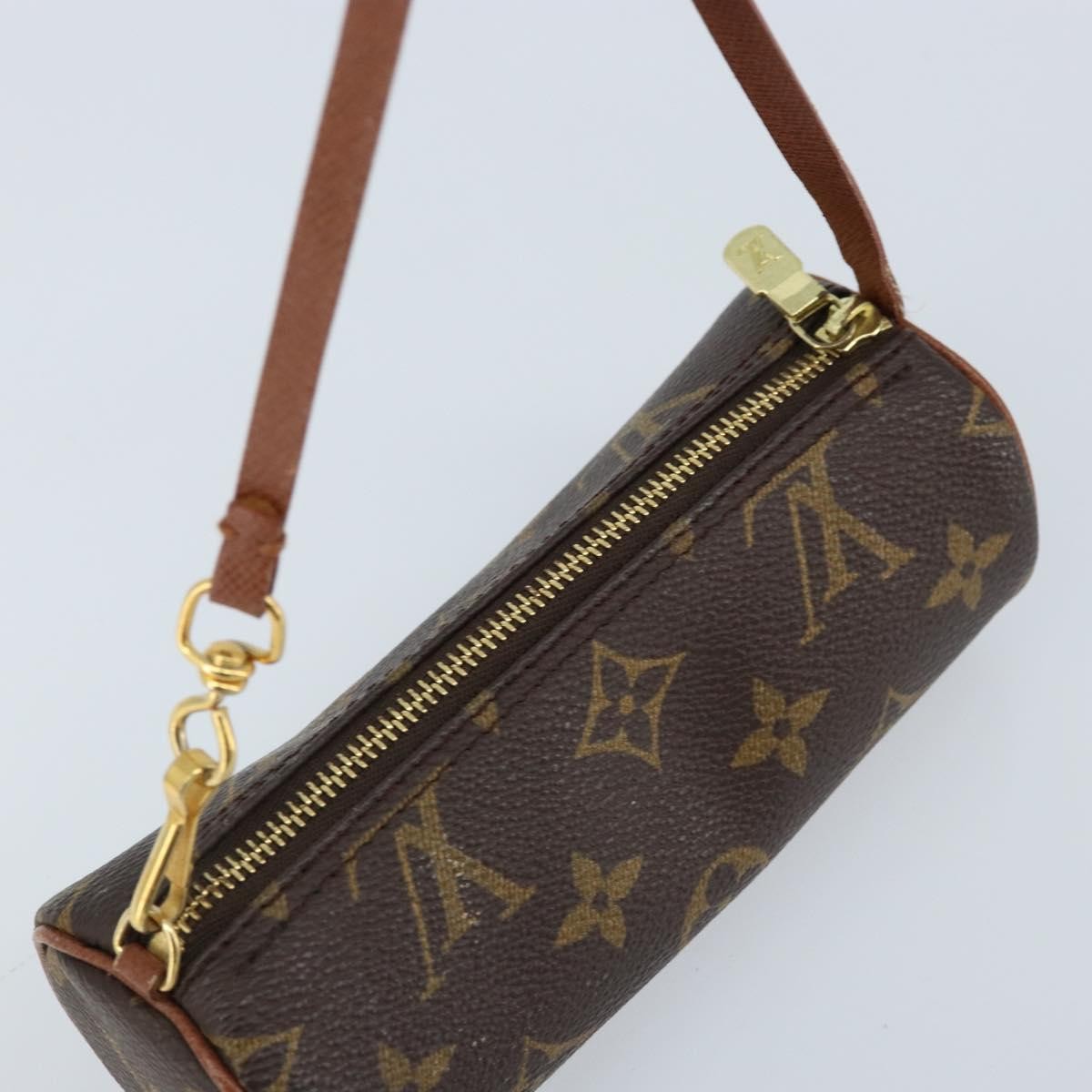 Louis Vuitton Papillon Pochette Monogram Canvas Brown Canvas Clutche & Pouche Bag (Pre-Owned)