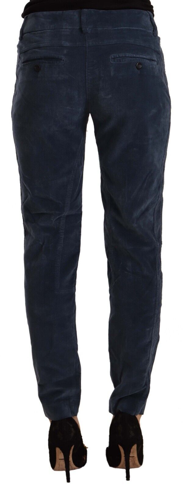 Peserico Elegant Tapered Cotton Blend Women's Pants