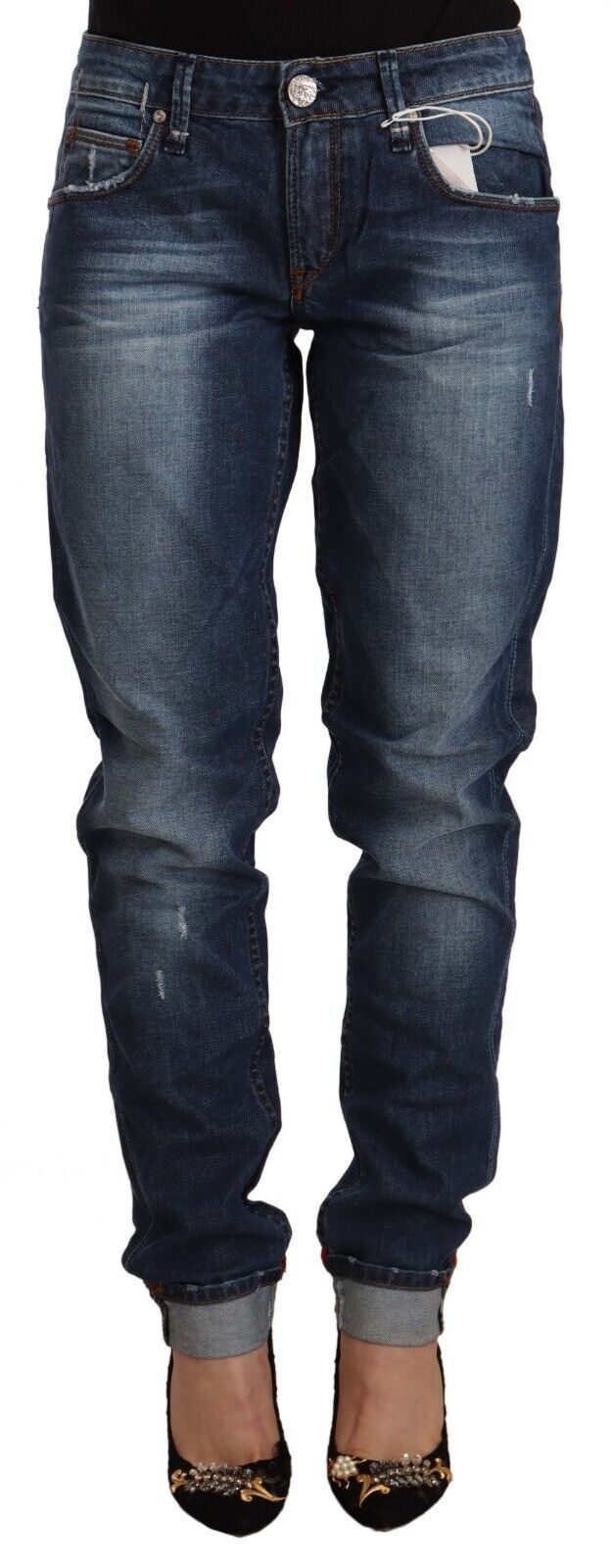 Acht Chic Skinny Fit Cotton Blend Women's Denim