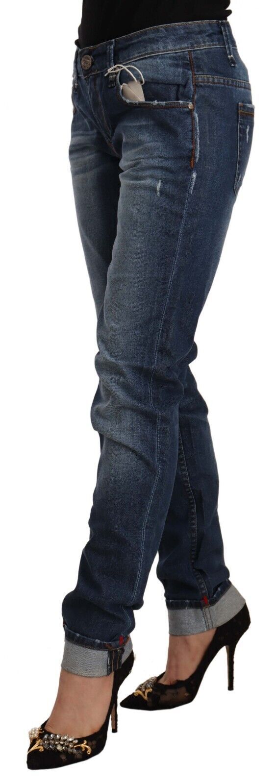 Acht Chic Skinny Fit Cotton Blend Women's Denim