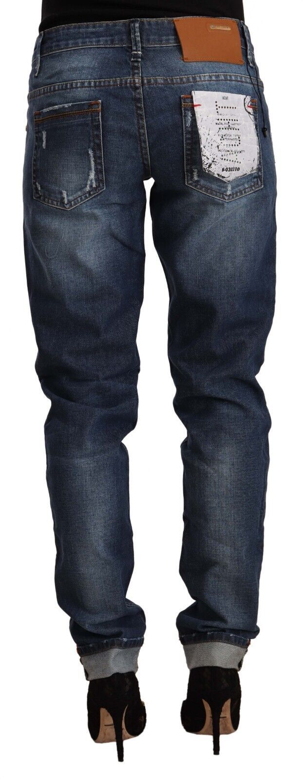 Acht Chic Skinny Fit Cotton Blend Women's Denim