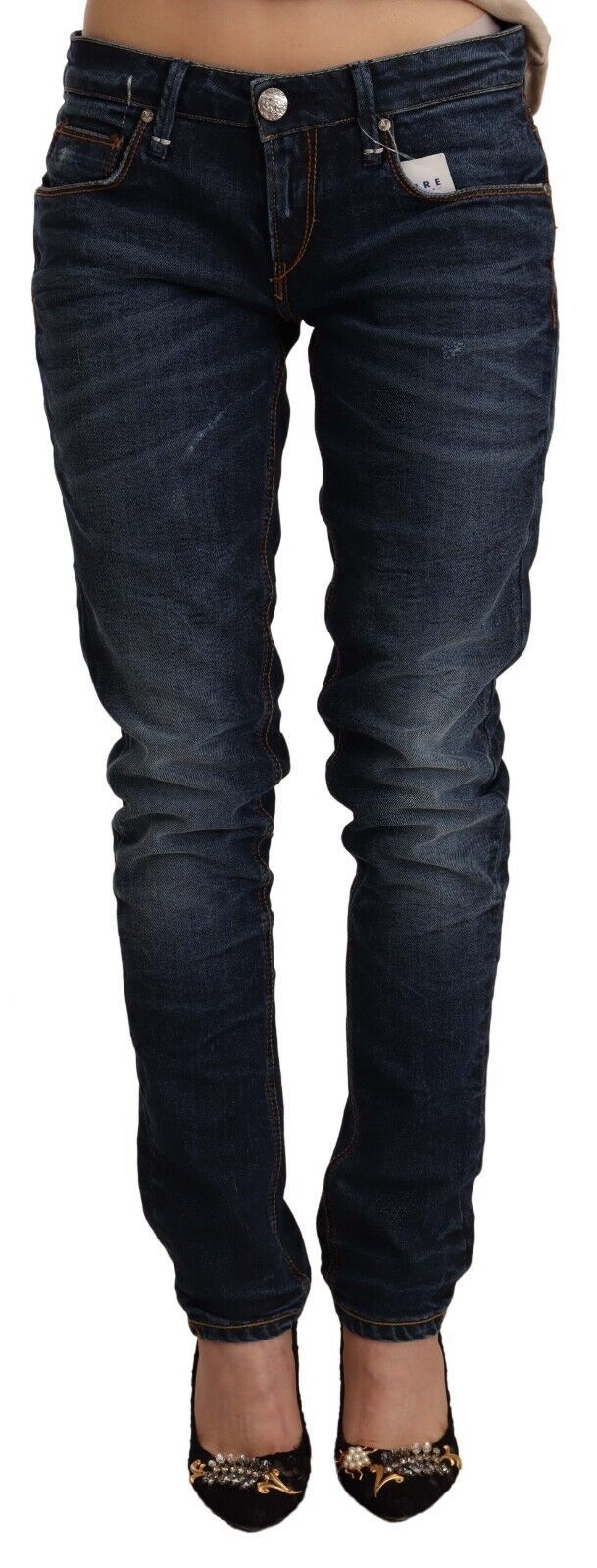 Acht Chic Slim Fit Low Waist Skinny Women's Denim