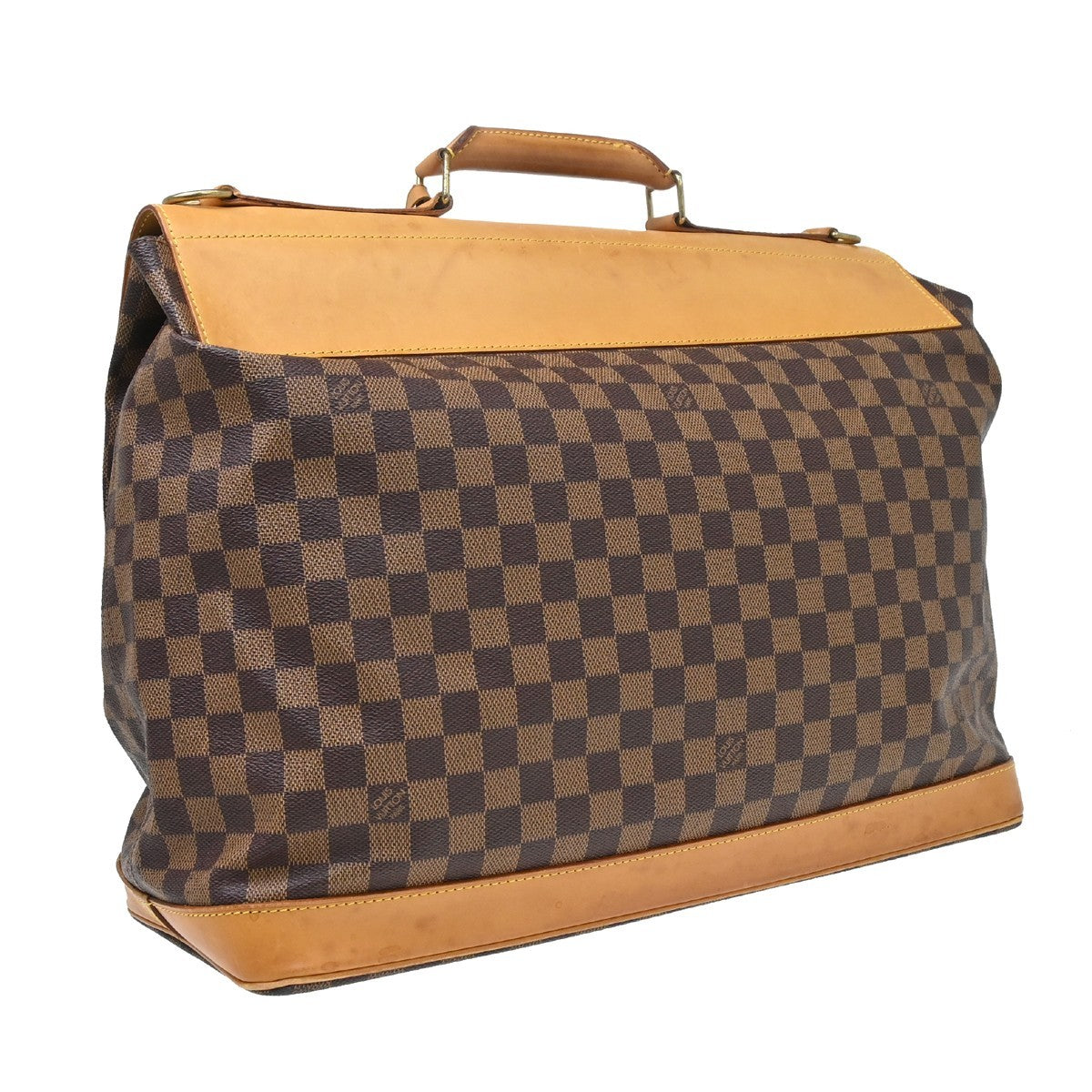 Louis Vuitton West End Centenaire Damier Brown Canvas Travel Bag Bag (Pre-Owned)