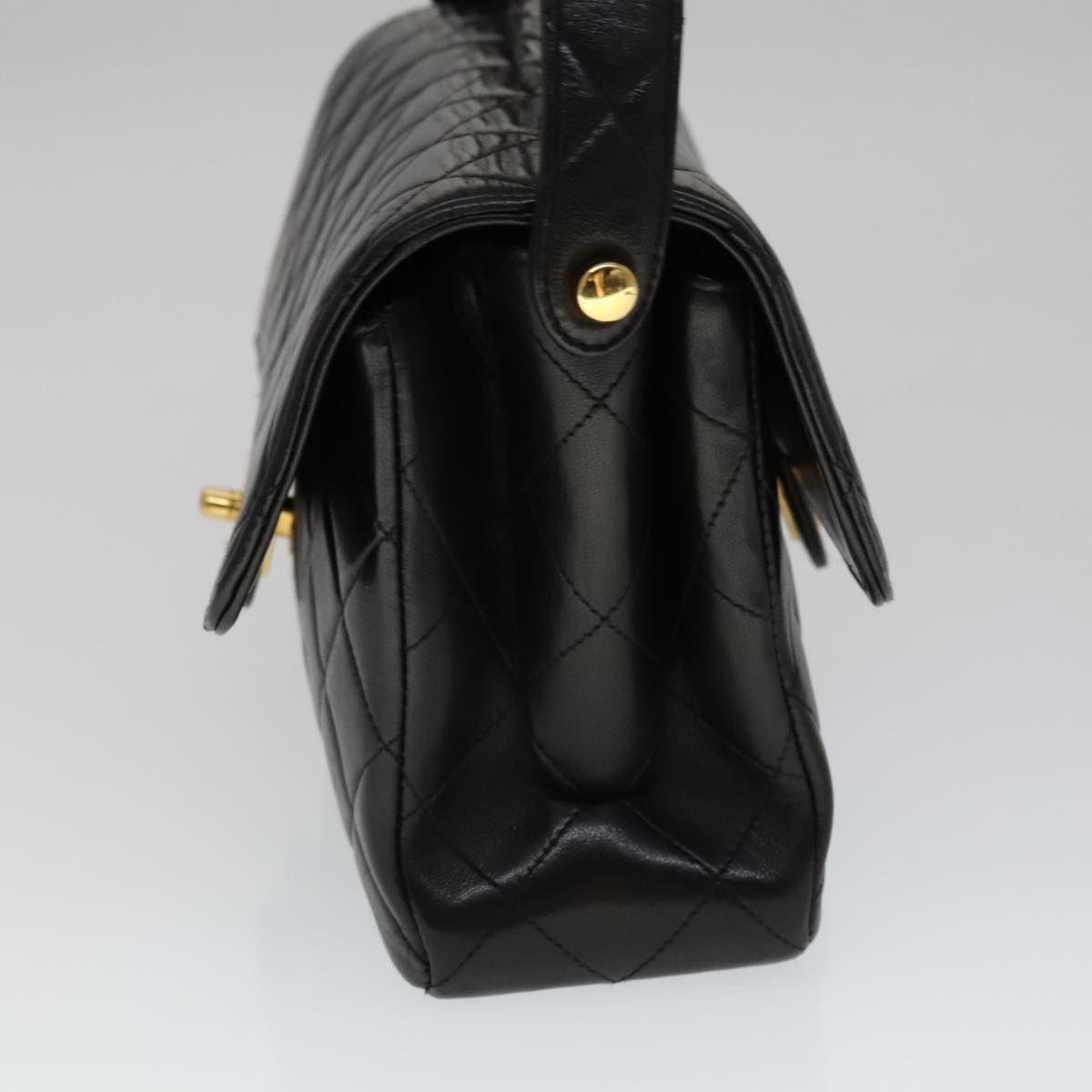 Chanel Timeless/Classique Black Leather Handbag (Pre-Owned)