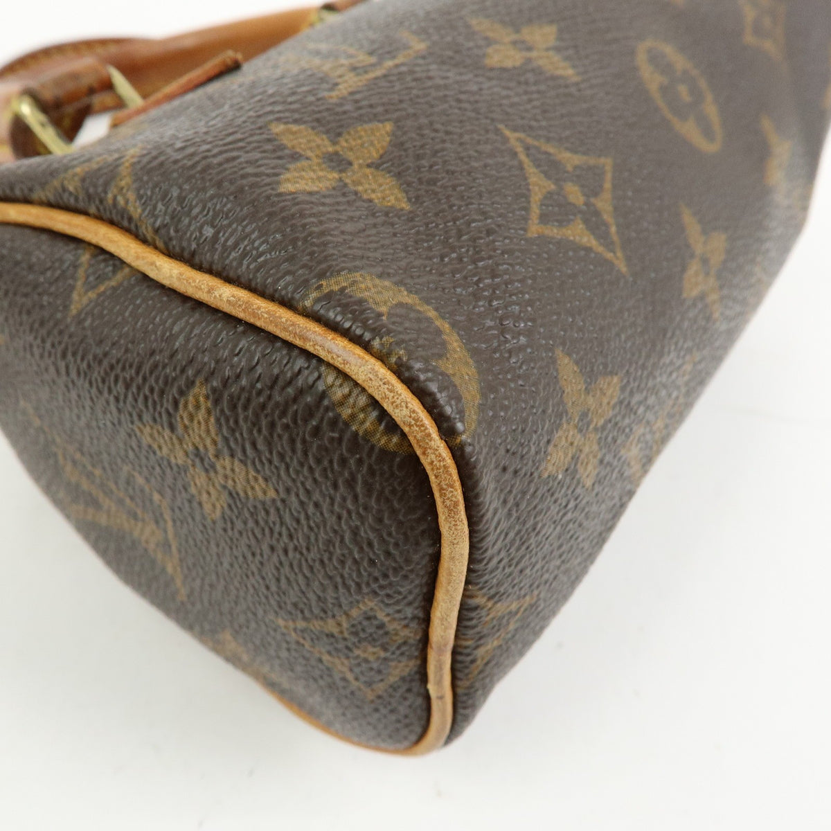 Louis Vuitton Speedy Mini Hl Monogram Canvas Brown Canvas Handbag (Pre-Owned)