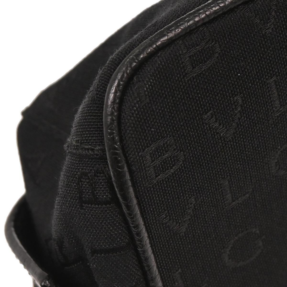 Bvlgari Logomania Canvas Black Canvas Handbag (Pre-Owned)