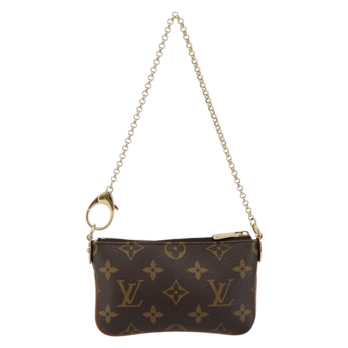 Louis Vuitton Milla Pochette Monogram Canvas Brown Canvas Clutche & Pouche Bag (Pre-Owned)
