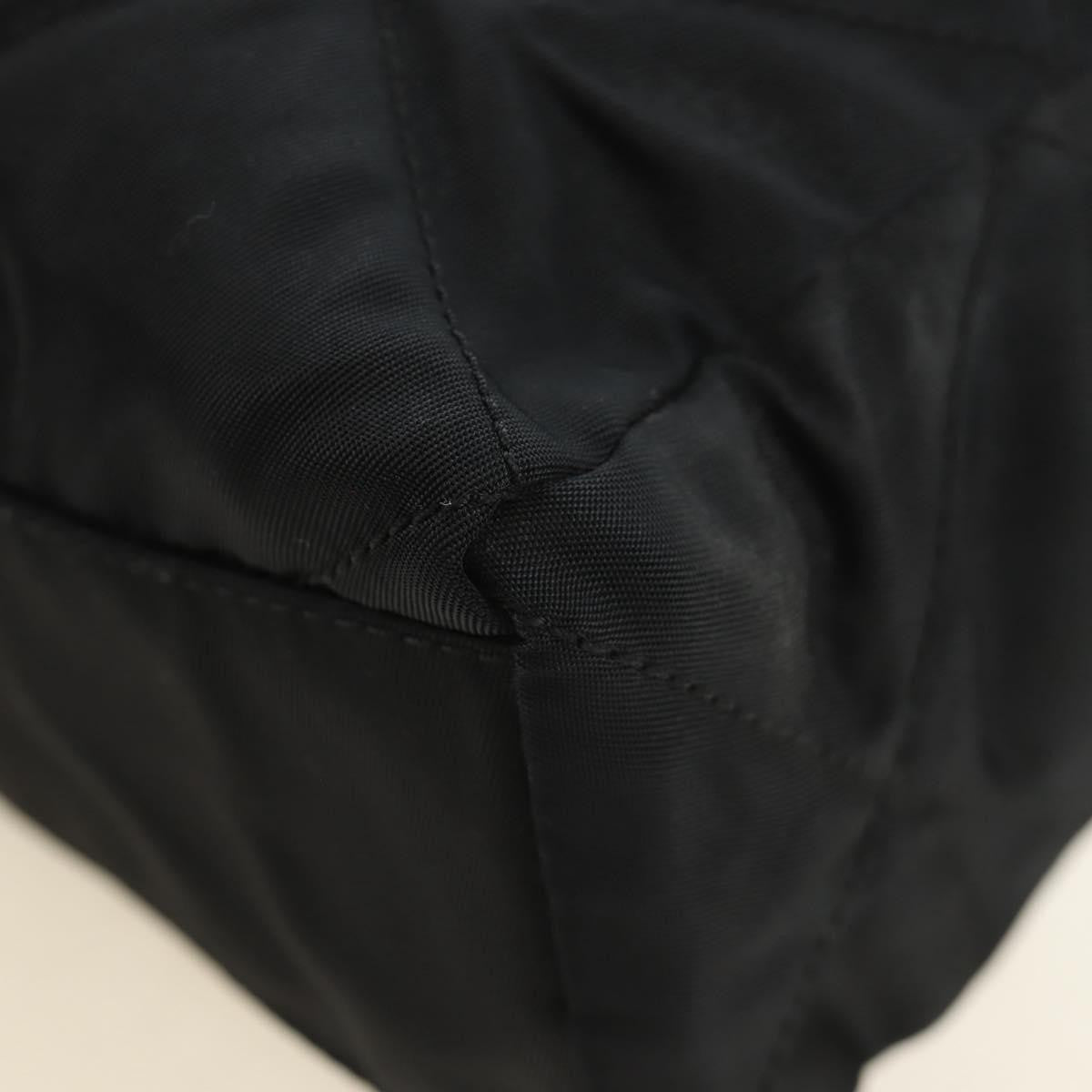 Prada Re-Edition 1995 Chain Tote Quilted Re-Nylon Black Nylon Shoulder Bag Bag (Pre-Owned)