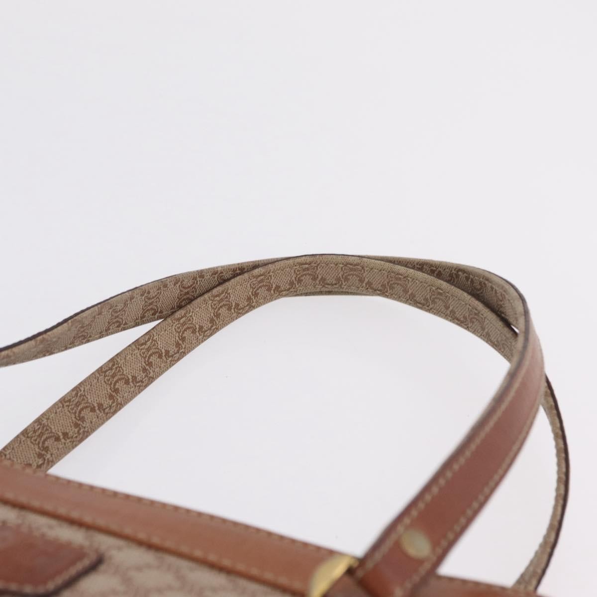 Celine Tote Canvas Beige Canvas Tote Bag Bag (Pre-Owned)