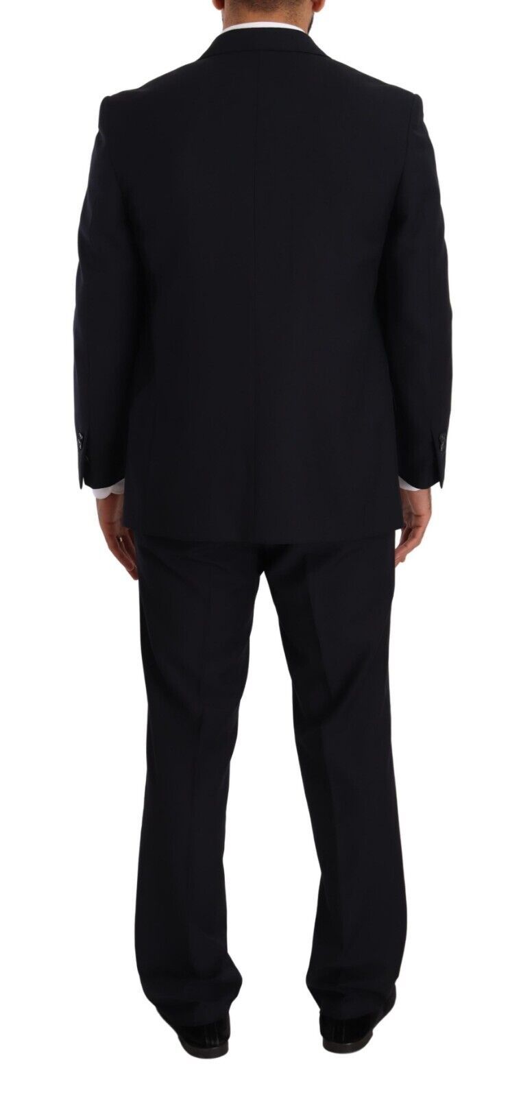 Domenico Tagliente Blue Polyester Single Breasted Formal Men's Suit