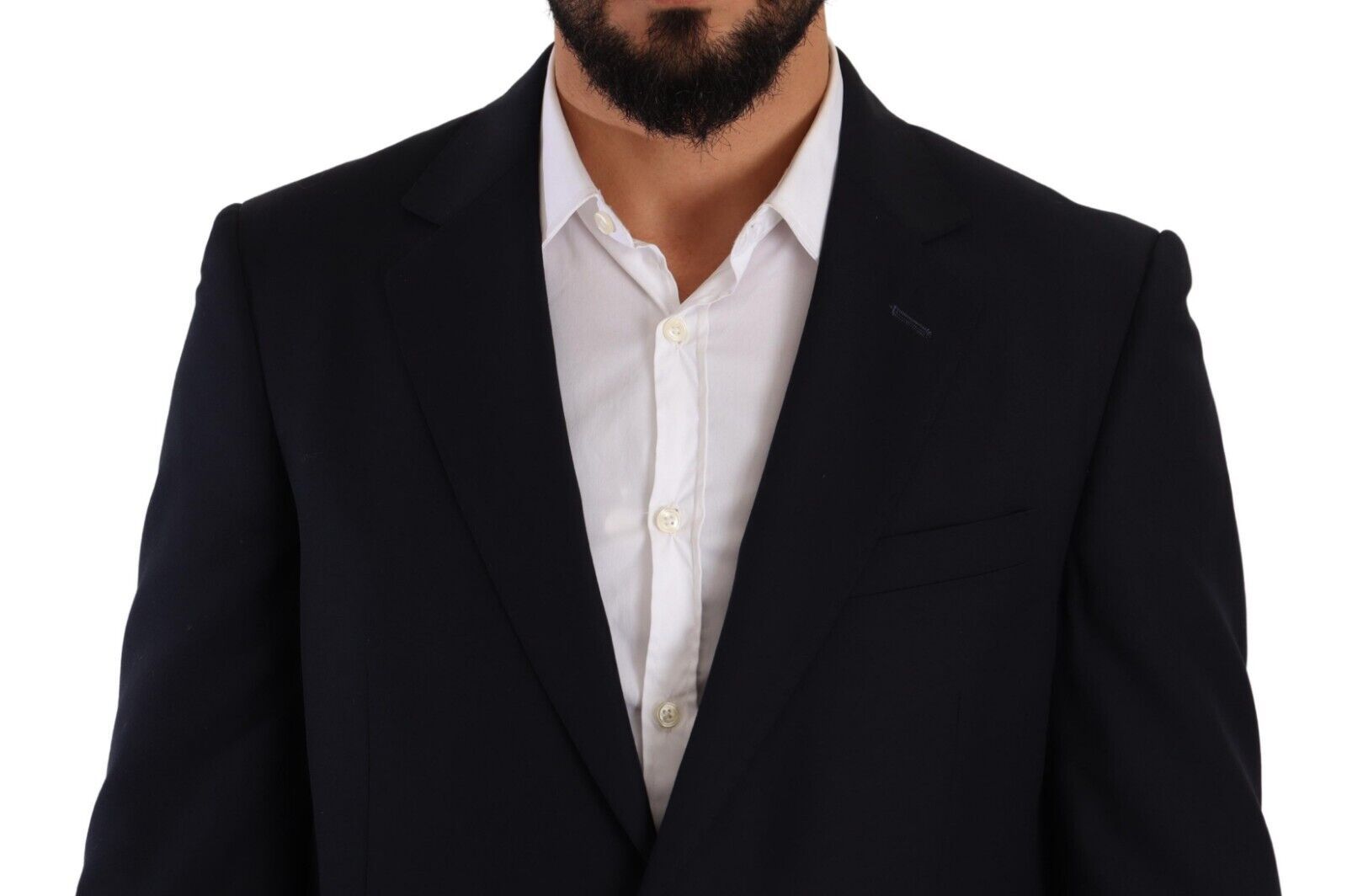 Domenico Tagliente Blue Polyester Single Breasted Formal Men's Suit