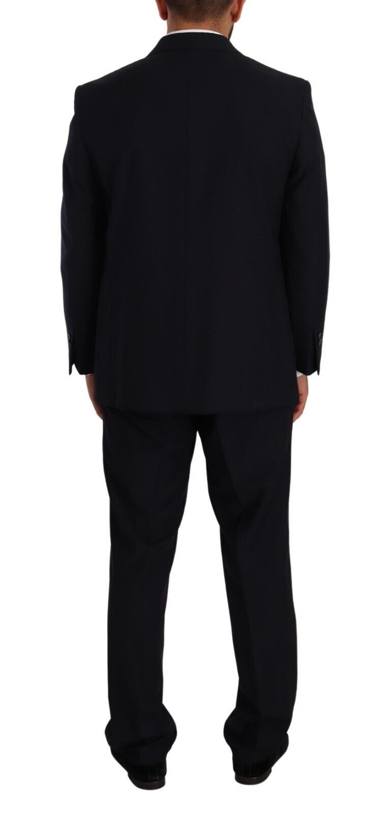 Domenico Tagliente Blue Polyester Single Breasted Formal Men's Suit
