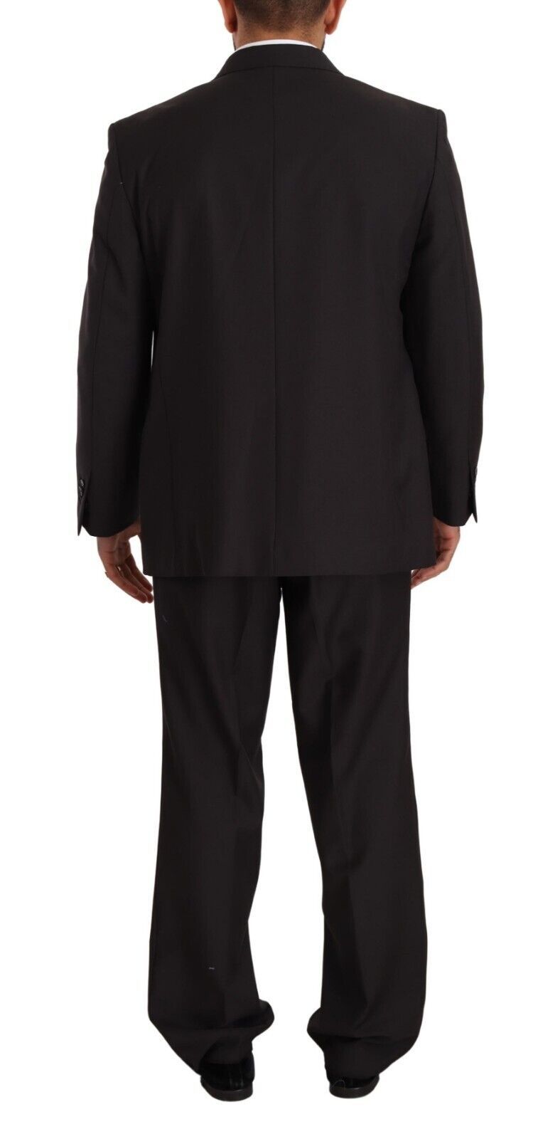 Domenico Tagliente Gray Polyester Single Breasted Formal Men's Suit