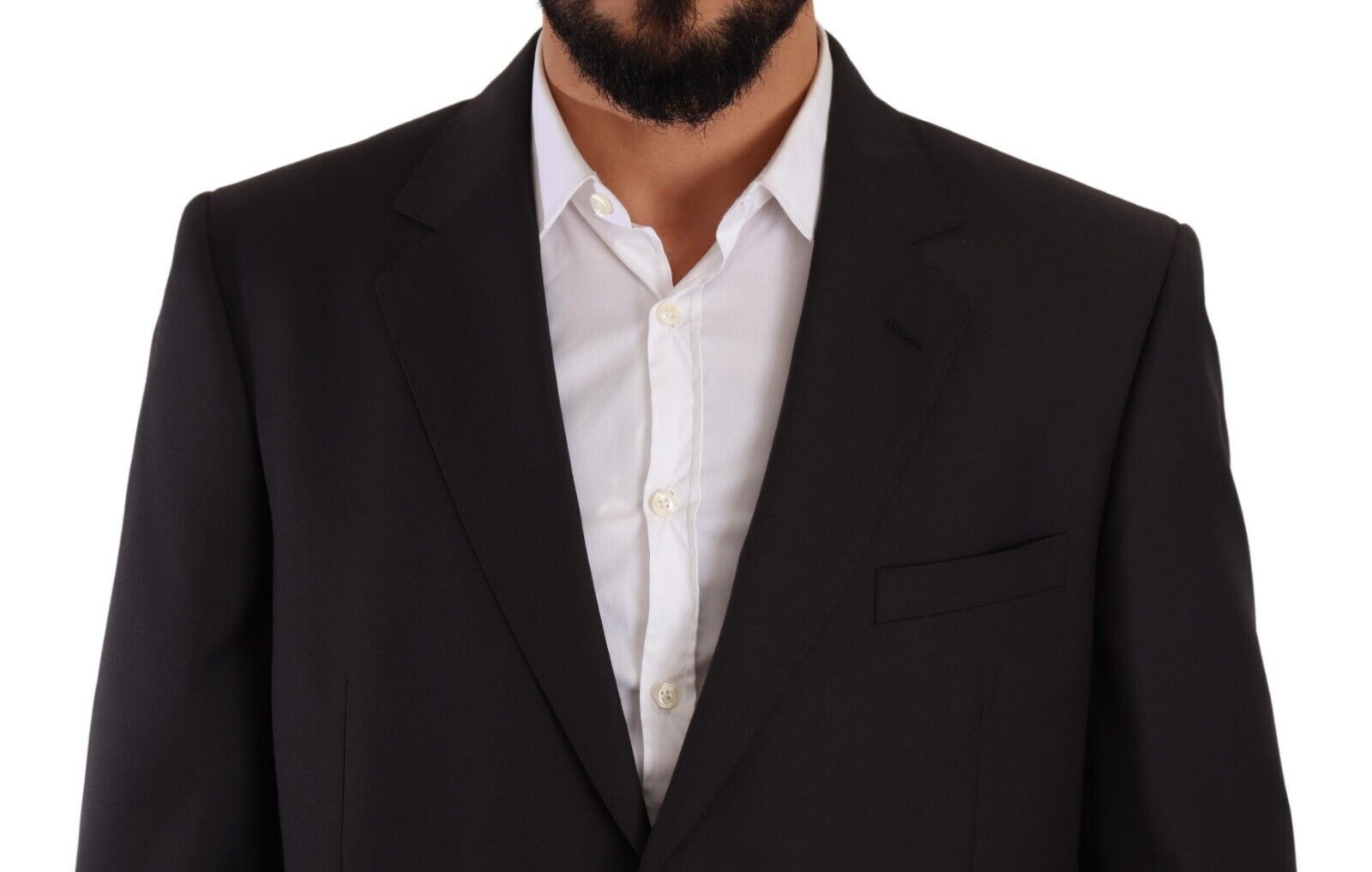 Domenico Tagliente Gray Polyester Single Breasted Formal Men's Suit