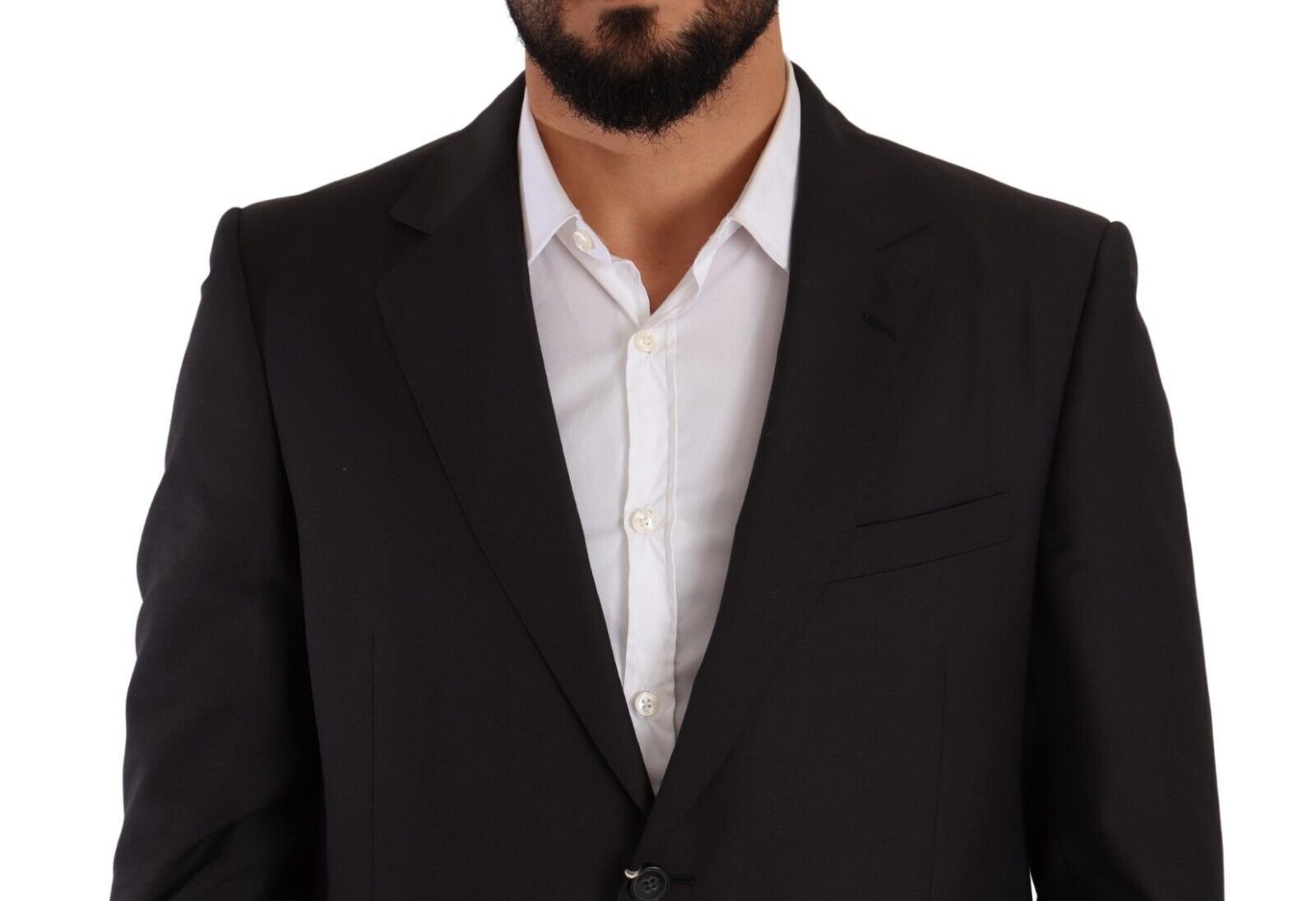 Domenico Tagliente Dark Gray Single Breasted Formal Men's Suit