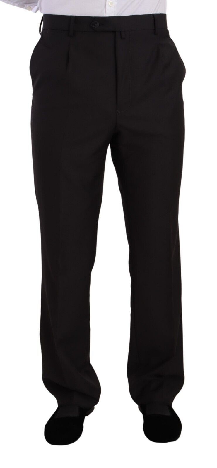 Domenico Tagliente Elegant Dark Grey Two-Piece Men's Suit