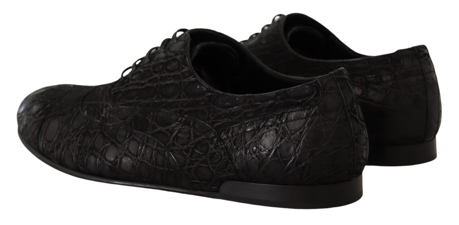 Dolce & Gabbana Elegant Exotic Leather Oxford Men's Shoes